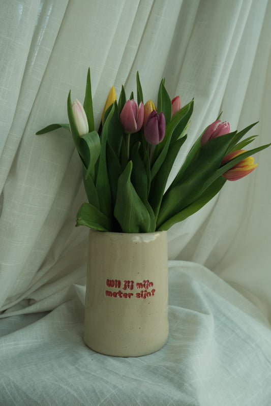 Gepersonaliseerde cilinder vaas