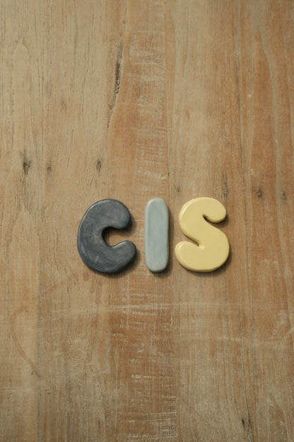 Keramiek letters